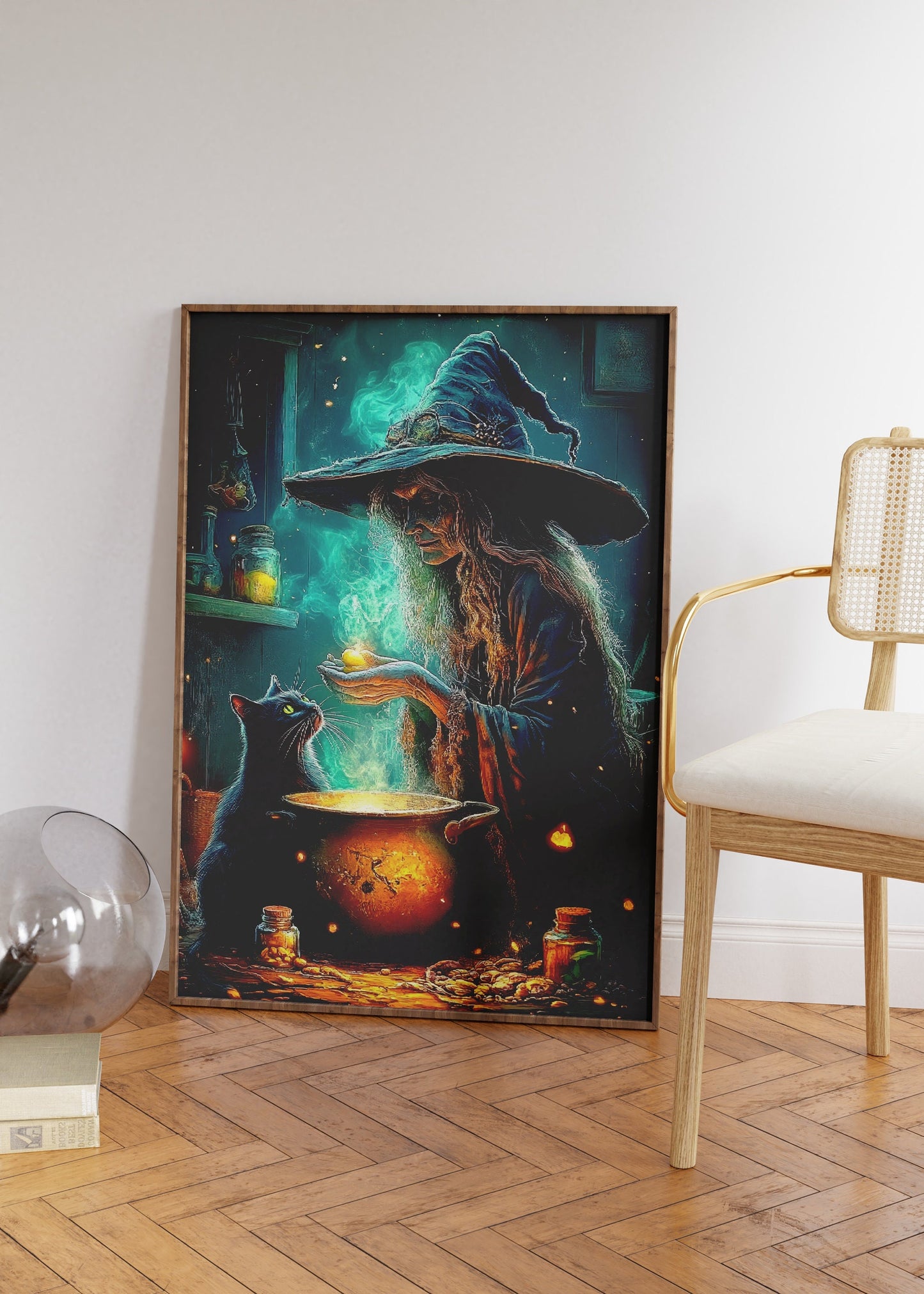 Halloween Witch Wall Art