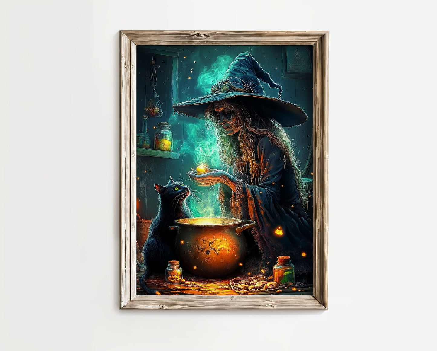 Halloween Witch Wall Art