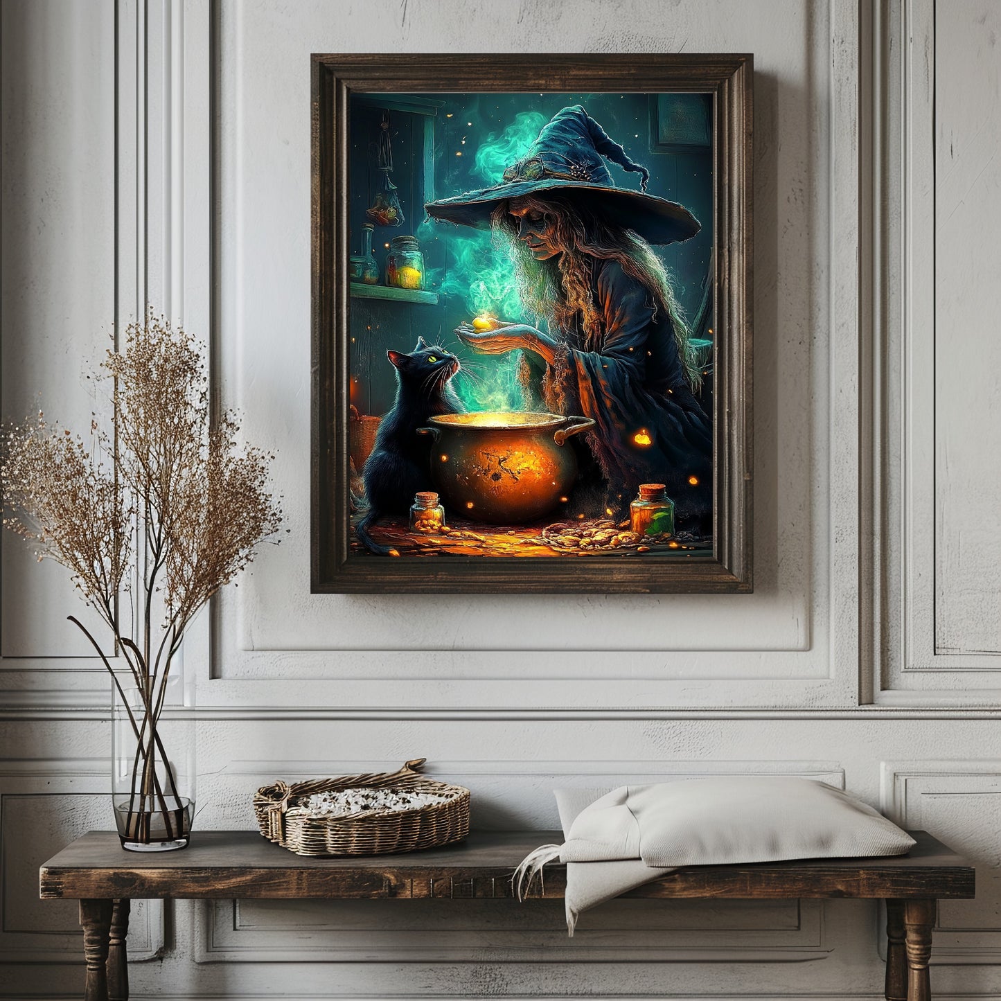 Halloween Witch Wall Art