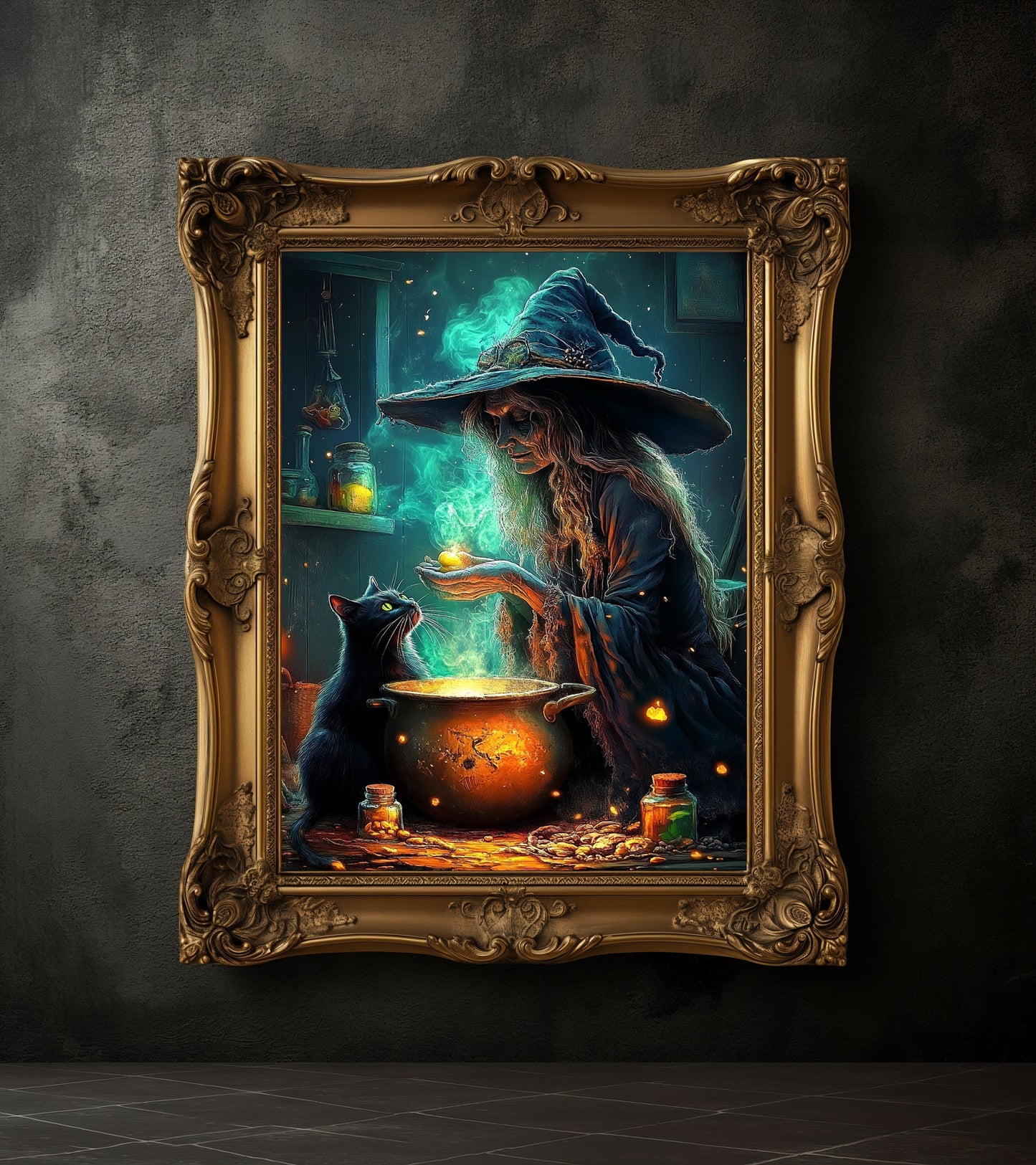 Halloween Witch Wall Art