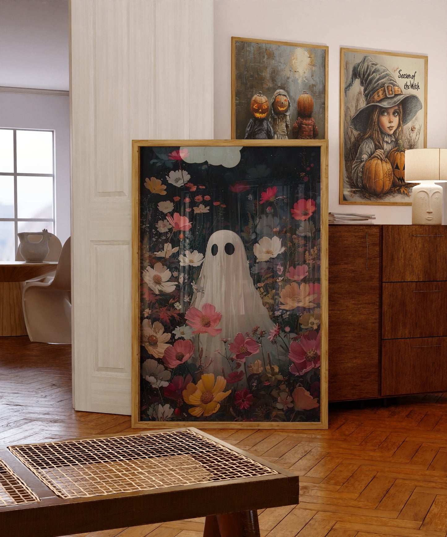 Ghost In The Wildflower Field Poster Print